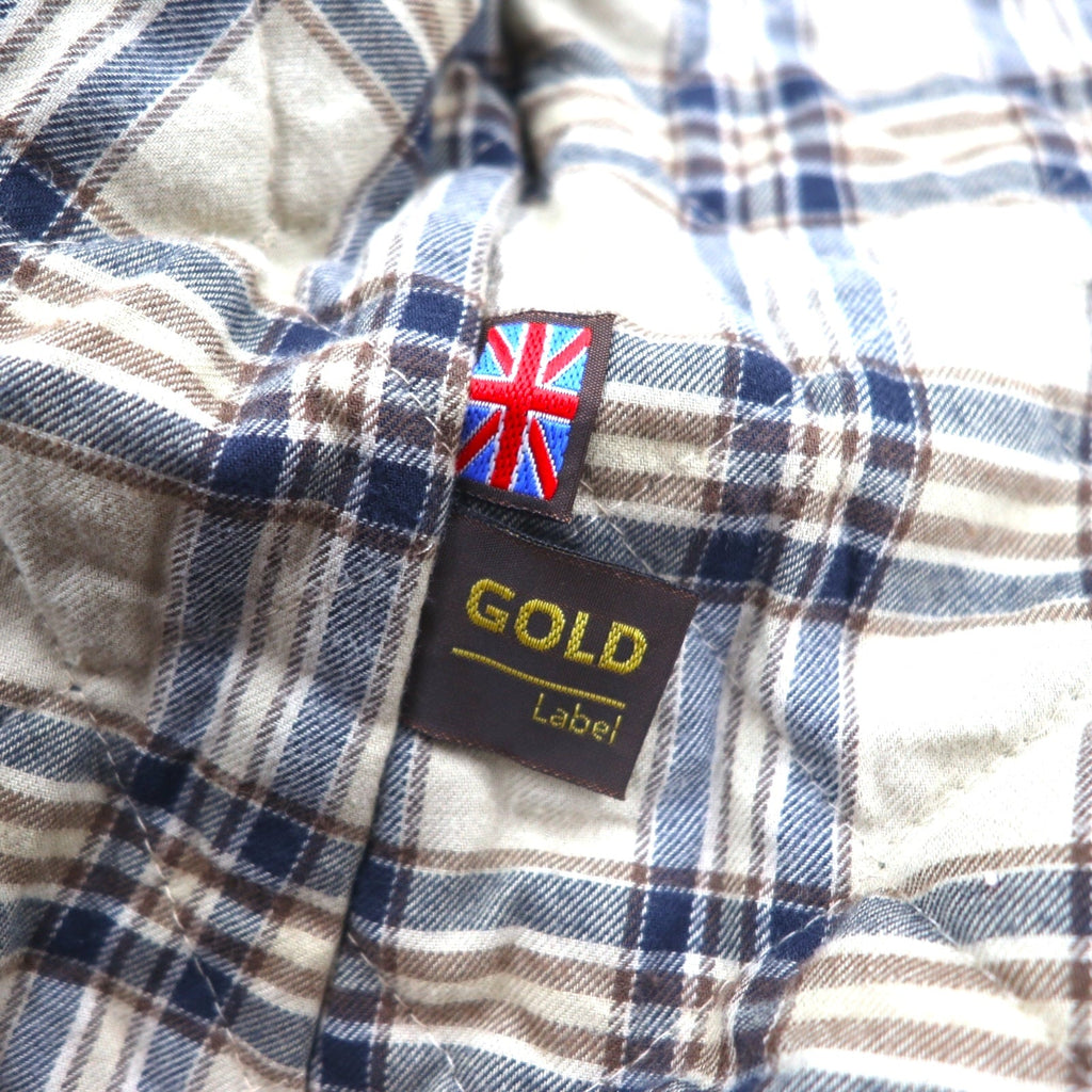 Belstaff GOLD Label Giacca da motociclista Roadmaster made in Italy, giacca cerata L marrone, poliestere, fodera a quadri, doppia cerniera