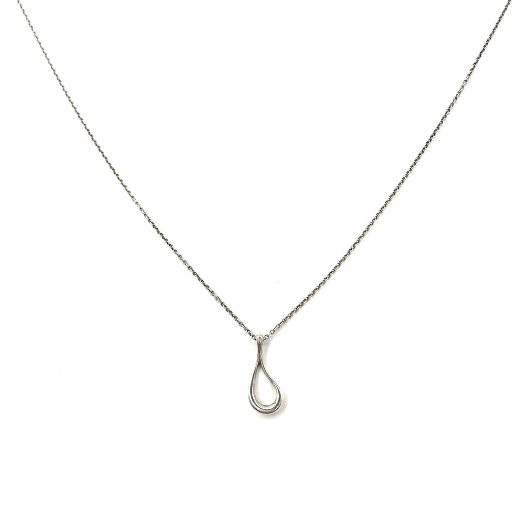 TIFFANY＆Co. Collana Elsa Peretti Open Teardrop Pendente ARGENTO 925 Made in Spain