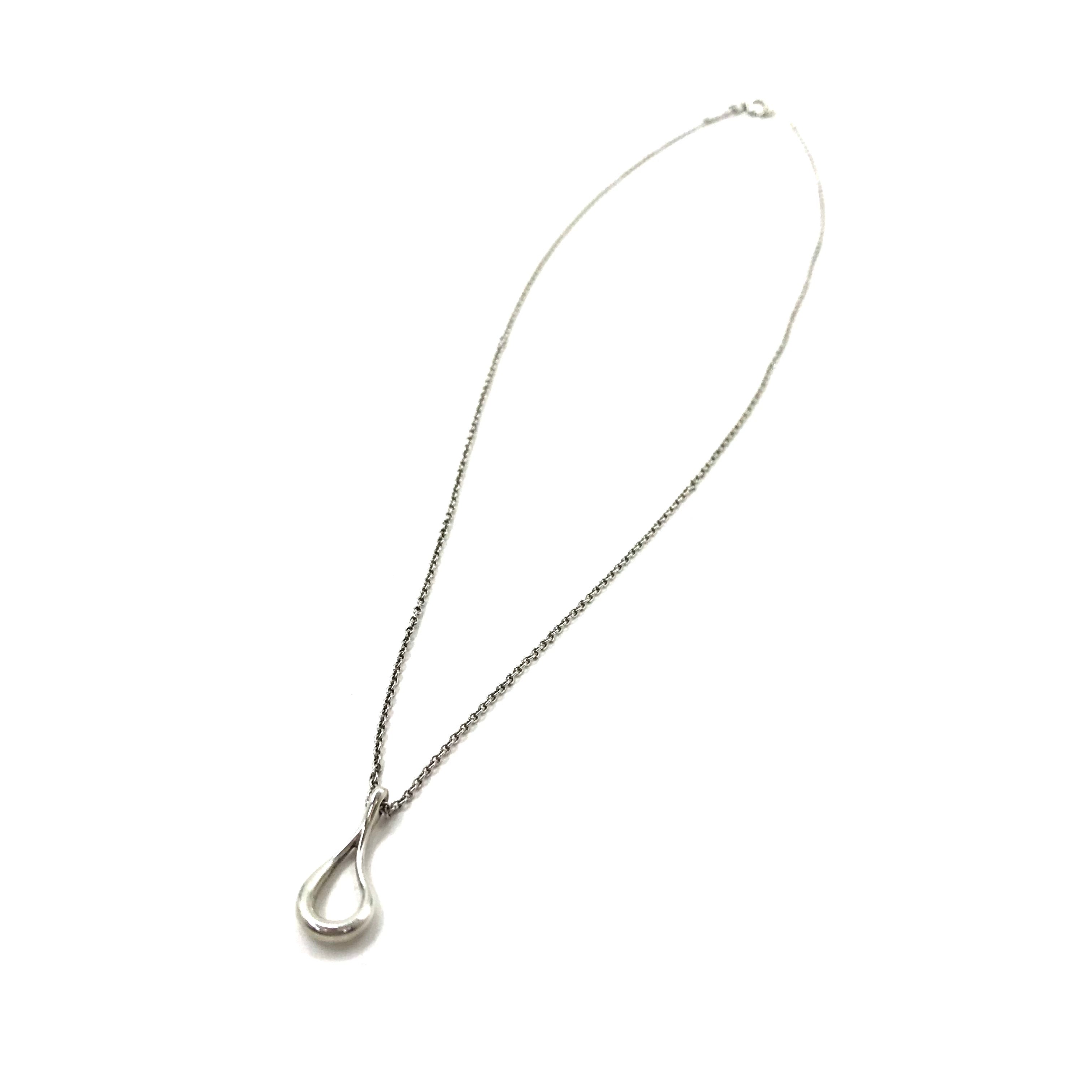 TIFFANY＆Co. Collana Elsa Peretti Open Teardrop Pendente ARGENTO 925 Made in Spain