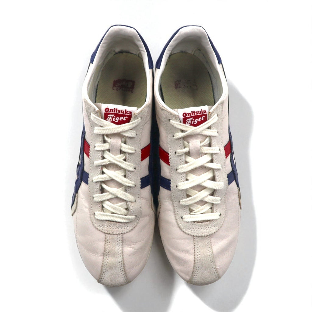 Onitsuka Tiger ランスパーク Runspark Classic CASUAL スニーカー 27.5-28cm ベージュ レザー トリコロール