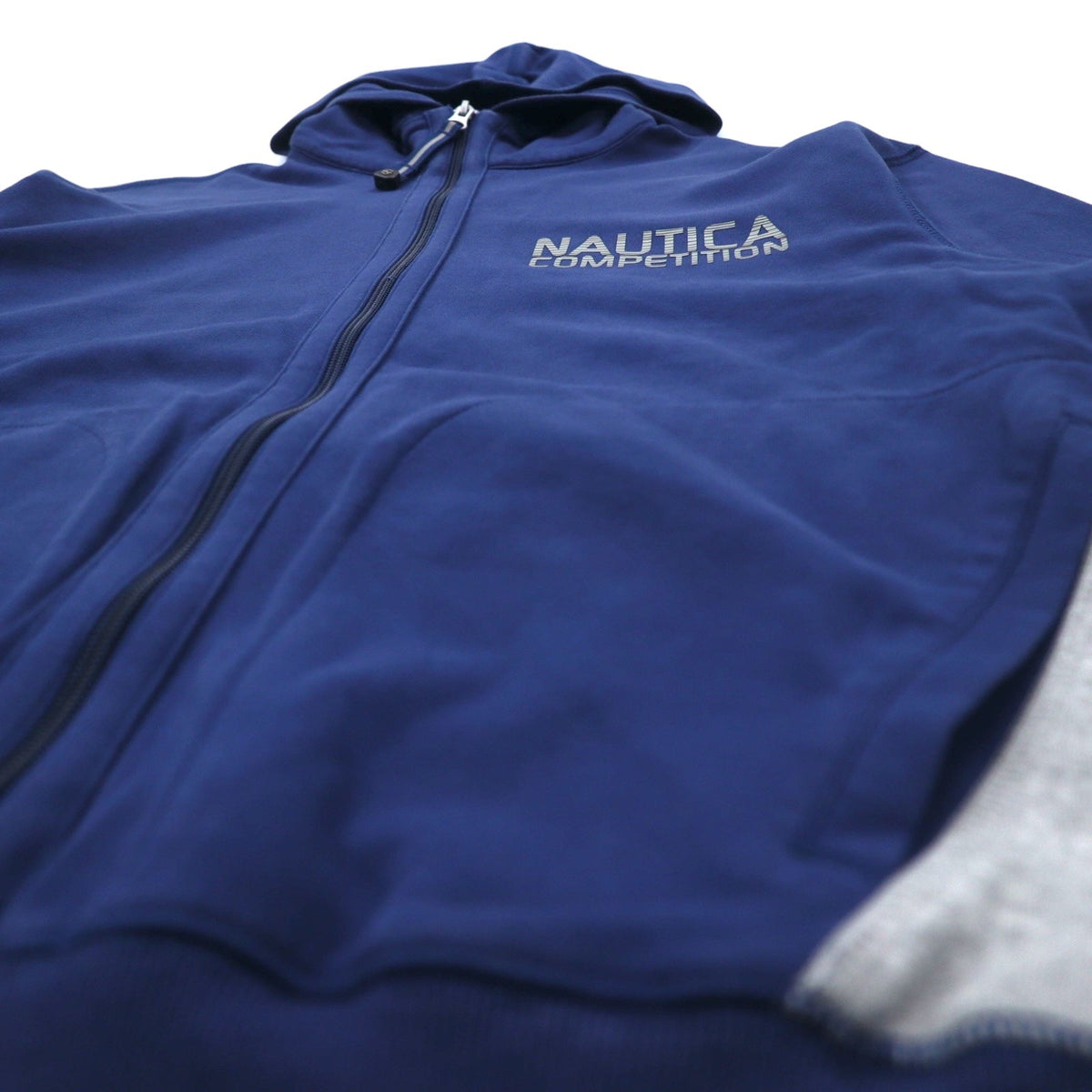 NAUTICA COMPETITION Felpa Full Zip S Blu Grigio Cotone