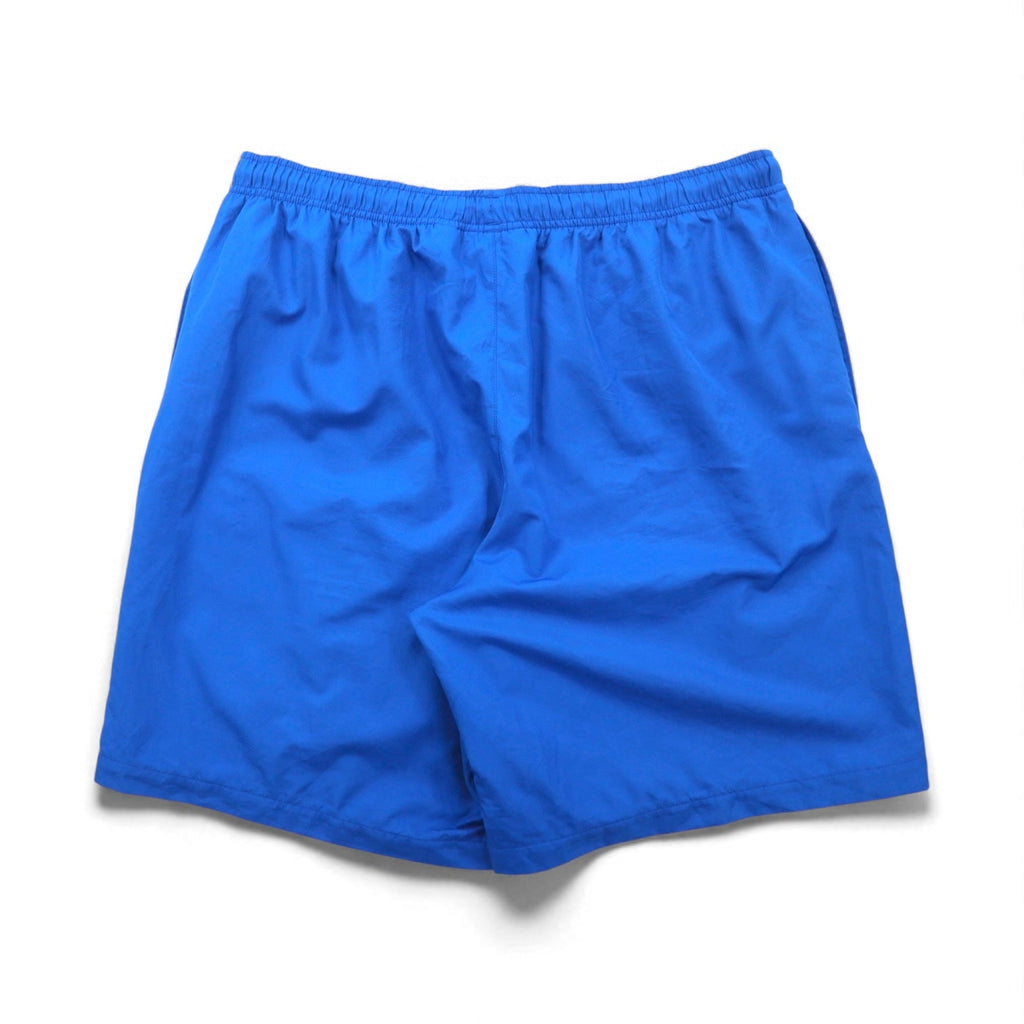 LACOSTE SPORT Pantaloncini corti in taffetà diamantato tinta unita, blu, taglia XL, logo ricamato, sport, tennis GH353T