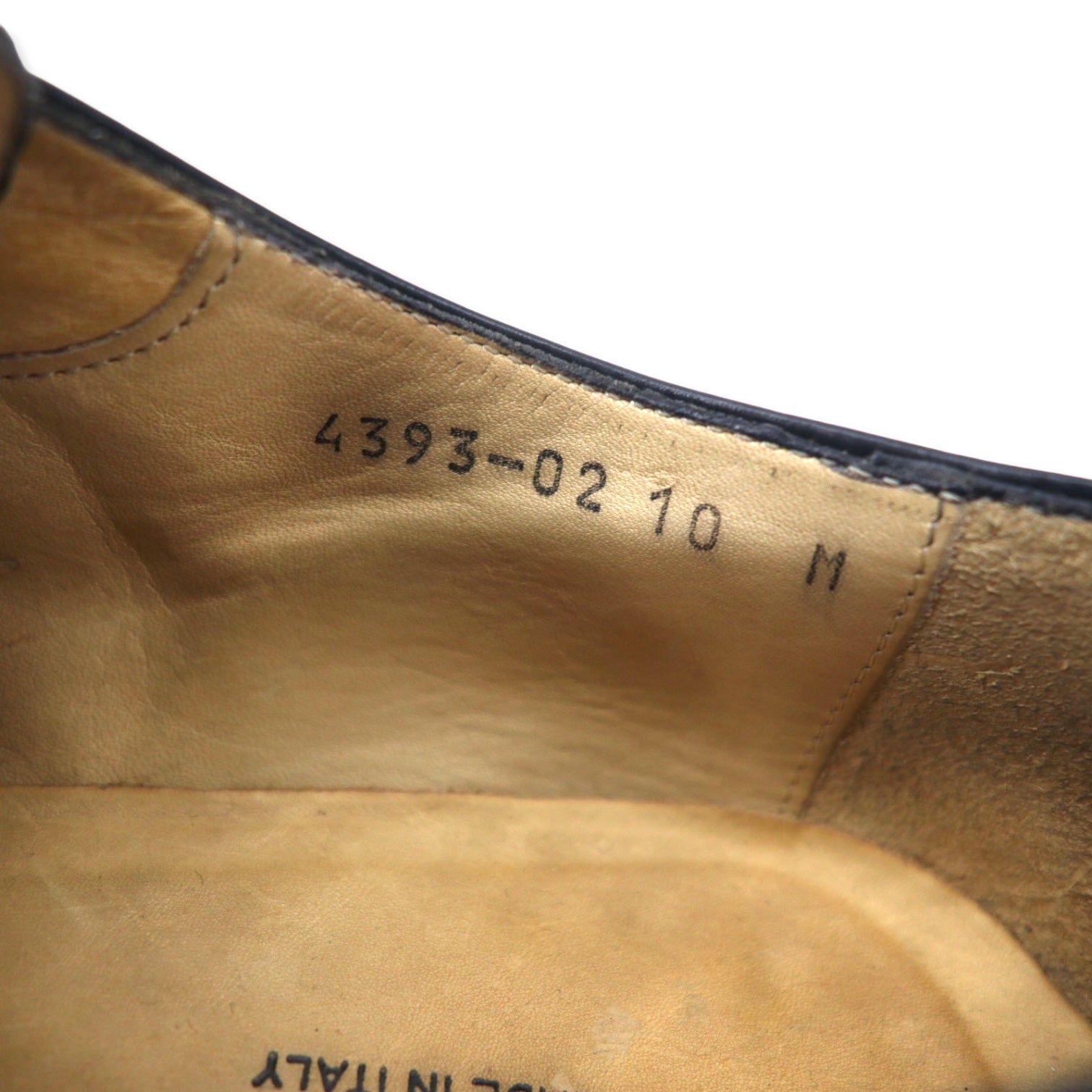 Vito Pagolo Scarpe eleganti semibrogue nere da uomo in pelle con medaglione - 28 cm