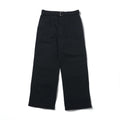 Schott ヘリンボーン ミリタリー トラウザーズ HERRINBONE MILITARY TROUSERS ワークパンツ L ブラック コットン 3196020