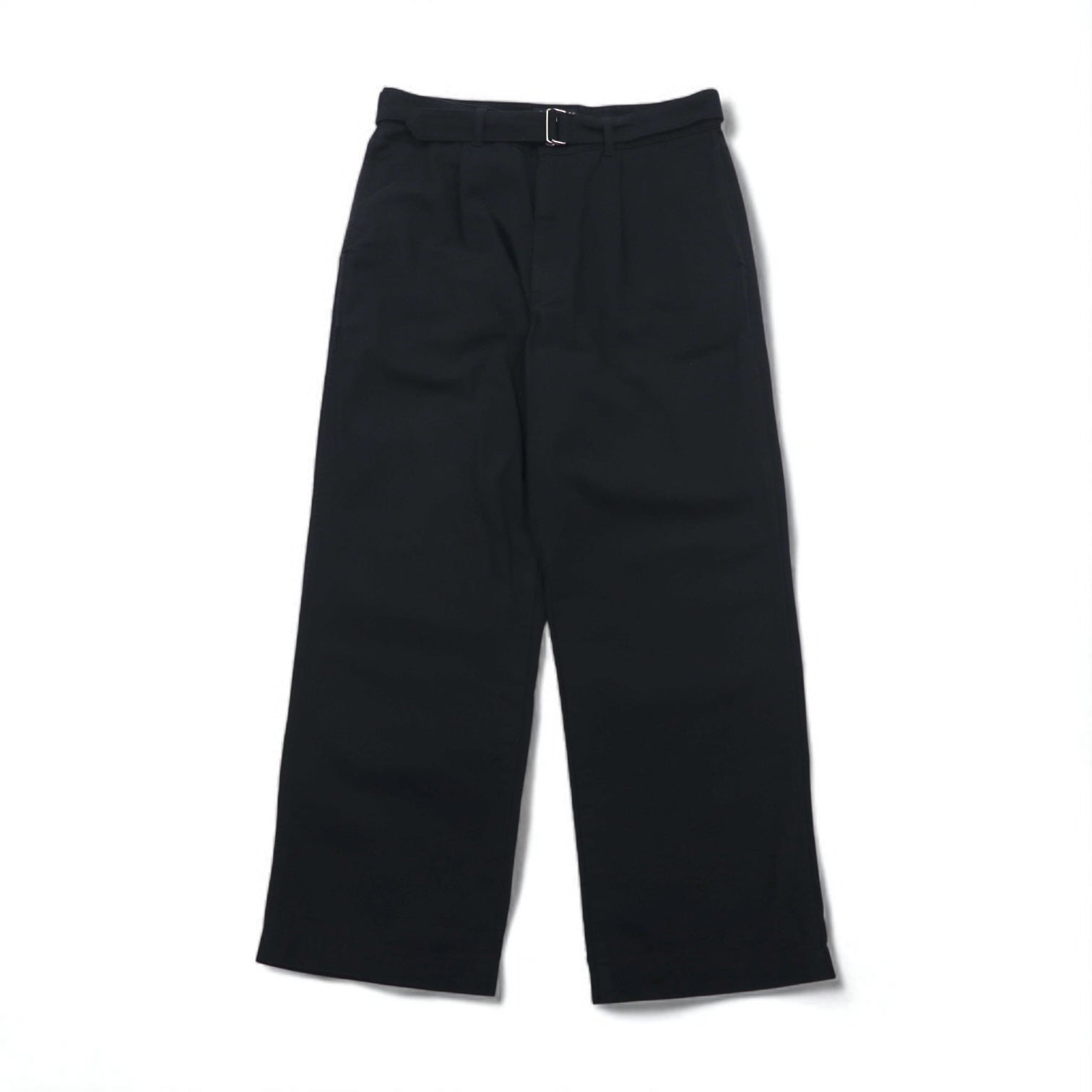 Schott ヘリンボーン ミリタリー トラウザーズ HERRINBONE MILITARY TROUSERS ワークパンツ L ブラック コットン 3196020