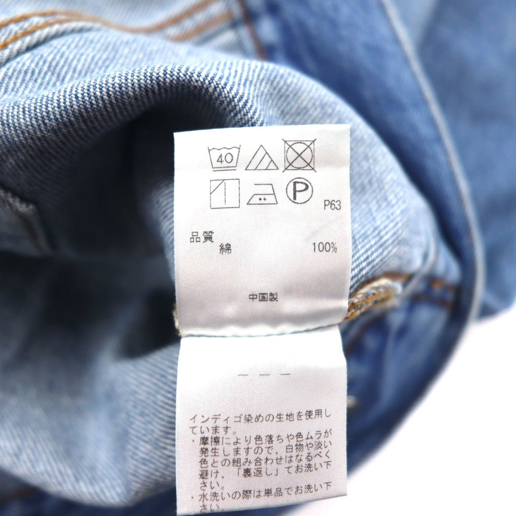 Hard Rock Cafe by NAVE Giacca di jeans crop con logo, taglia S, blu indaco, ricamo logo posteriore, Onward Kashiyama, Nuovo con etichette