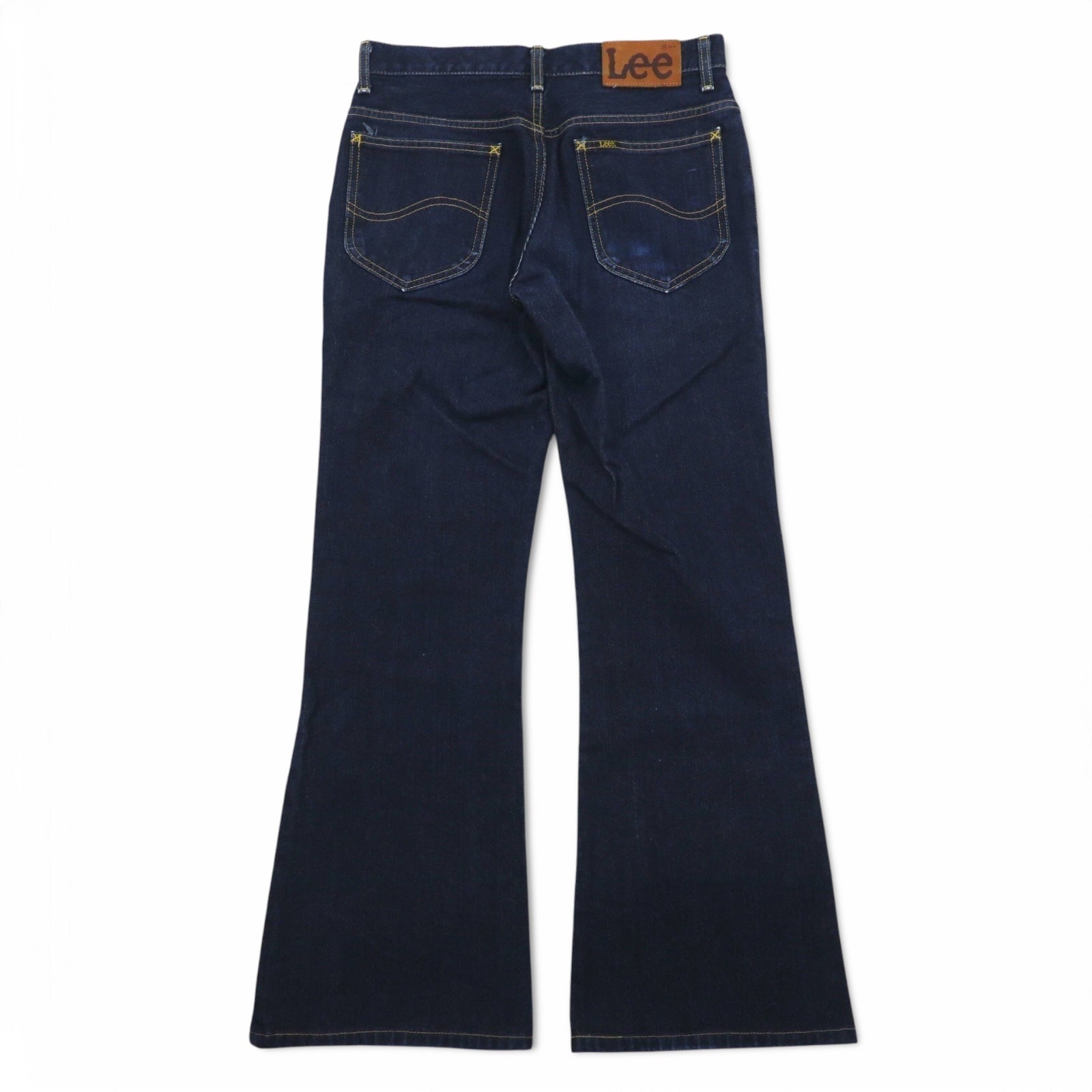 Lee RIDERS アメリカンスタンダード ブーツカット フレア デニムパンツ 29 インディゴ ブルー ジッパーフライ レザーパッチ 04202 日本製