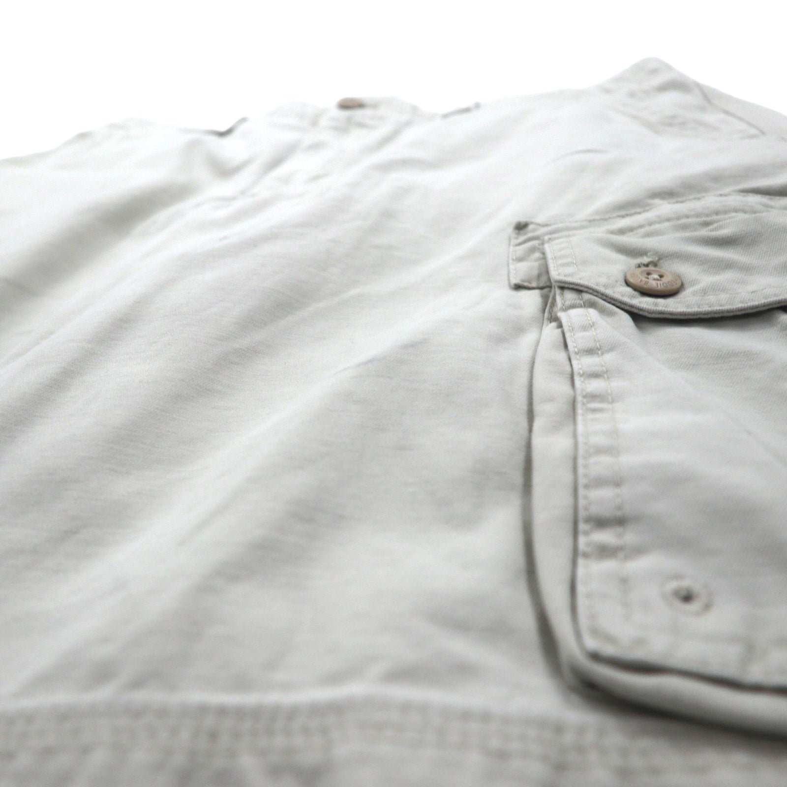 Eddie Bauer Pantaloncini cargo utility pantaloncini a mezza gamba L Beige Cotone