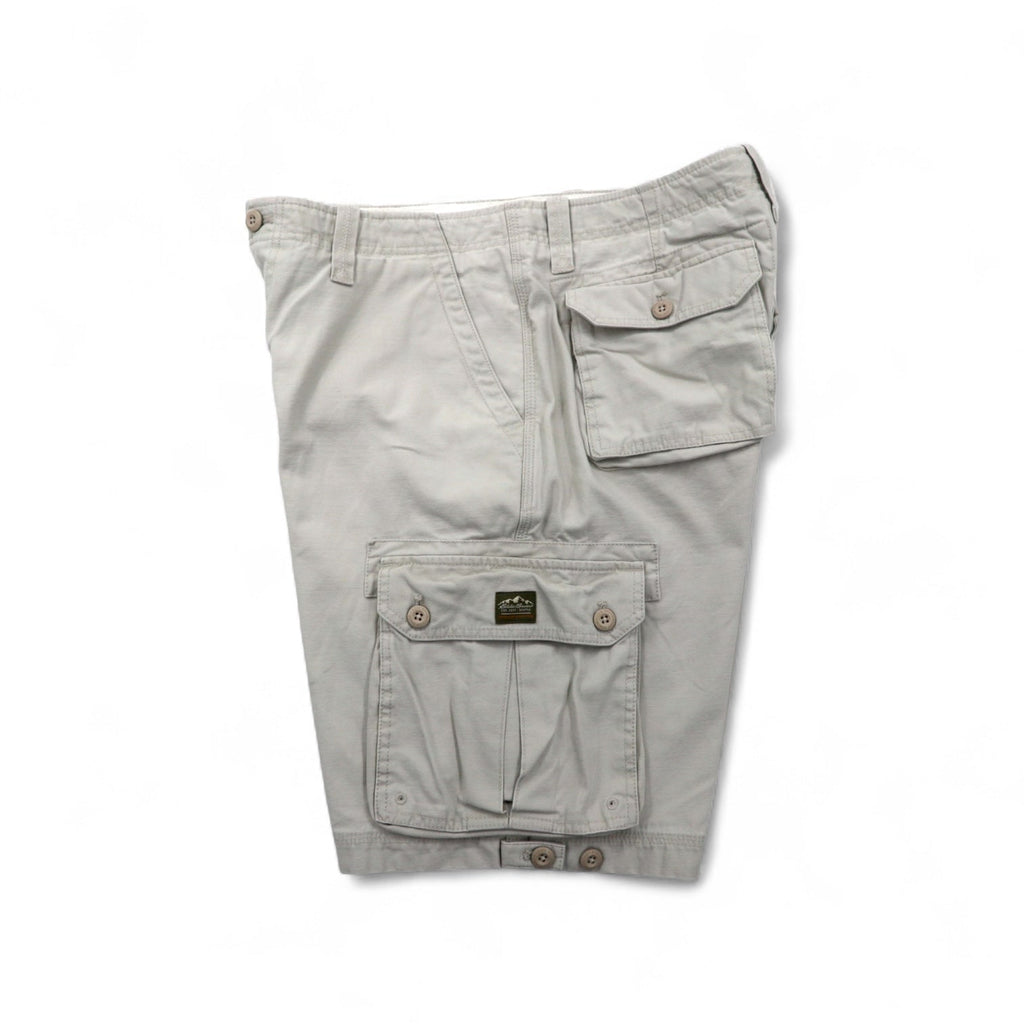 Eddie Bauer ユーティリティ ショート カーゴパンツ ハーフパンツ L ベージュ コットン