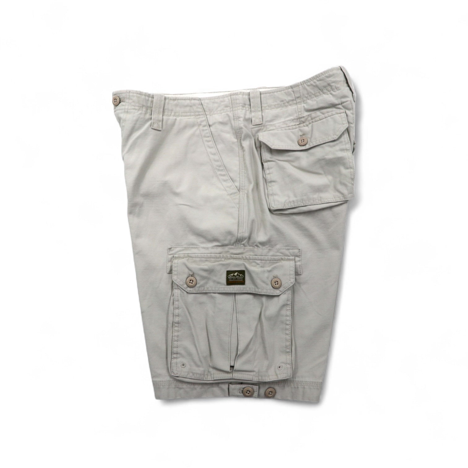 Eddie Bauer Pantaloncini cargo utility pantaloncini a mezza gamba L Beige Cotone