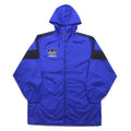 Adidas anni '90, prodotta da Descente, giacca shell con logo Trifoglio, impermeabile, taglia M-L, in nylon idrorepellente, made in Japan.