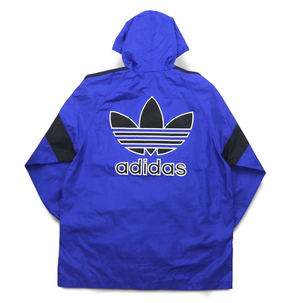 Adidas anni '90, prodotta da Descente, giacca shell con logo Trifoglio, impermeabile, taglia M-L, in nylon idrorepellente, made in Japan.