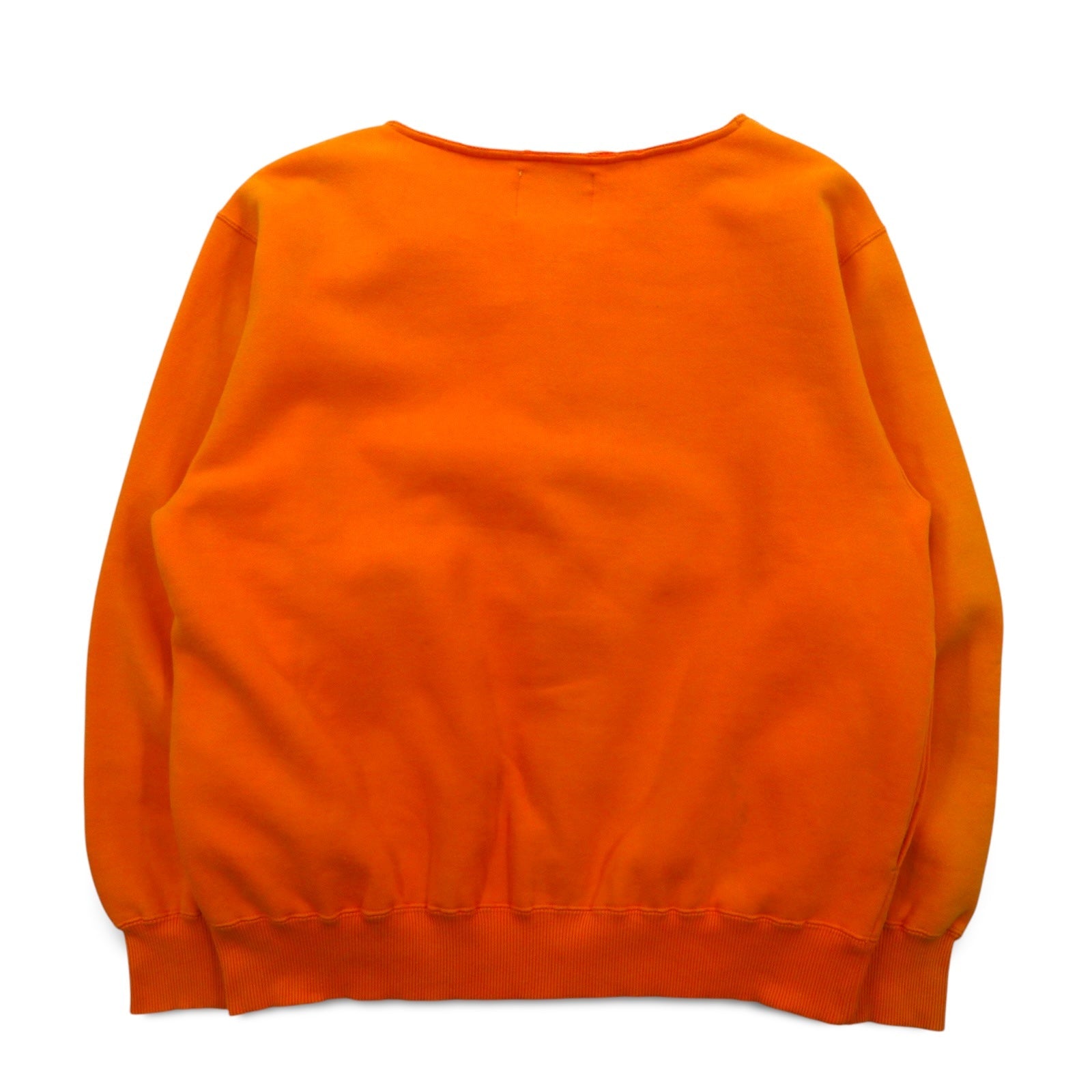 Champion anni '90 cardigan a scatto, felpa, bomber, taglia L, arancione, tasche laterali, interno felpato