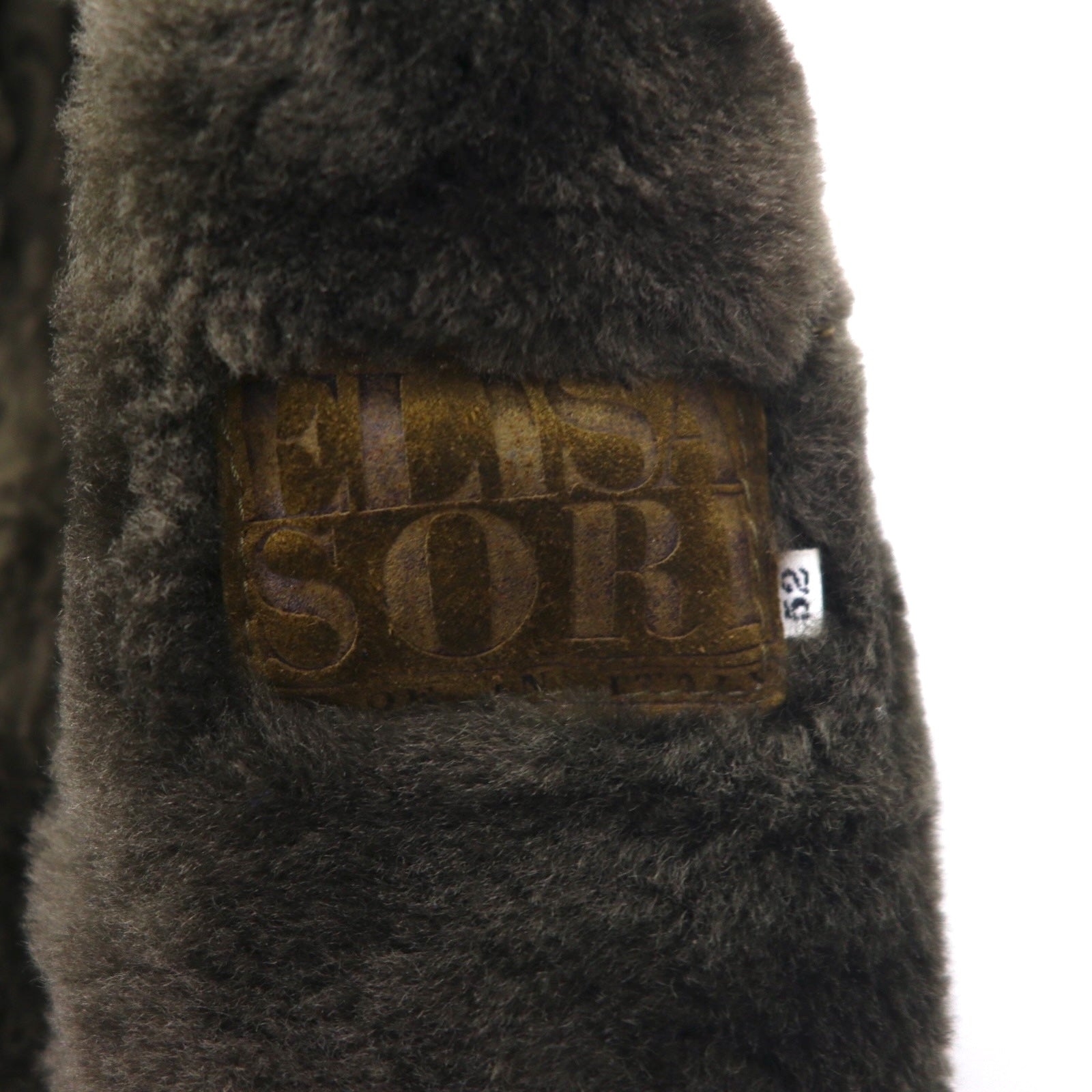 Elisa Sori Made in Italy Shearling Sheepskin Coat Cappotto in montone con collo sciallato XL Marrone Shearling Pelle di pecora