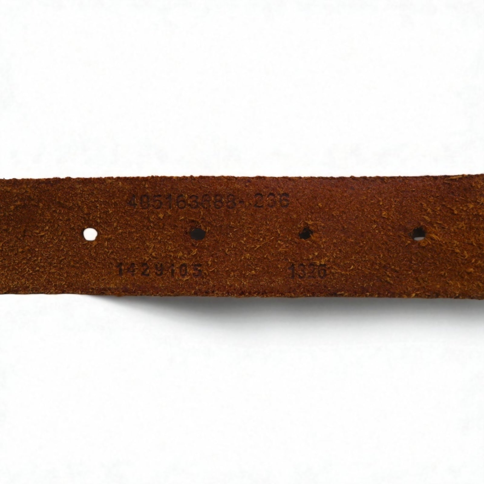 POLO RALPH LAUREN Cintura in pelle intrecciata 36/90 Marrone Pelle bovina Intrecciata Stretta