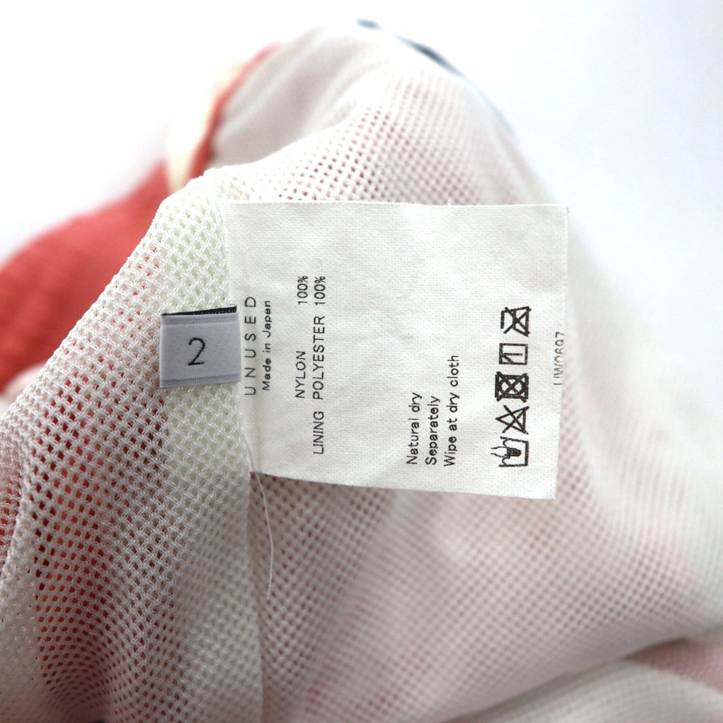 UNUSED Pantaloni jogger in nylon Pantaloni della tuta in jersey Taglia M Rosa Made in Japan