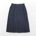 Christian Dior Gonna a pieghe PRET-A-PORTER taglia M in lana grigia Made in Japan