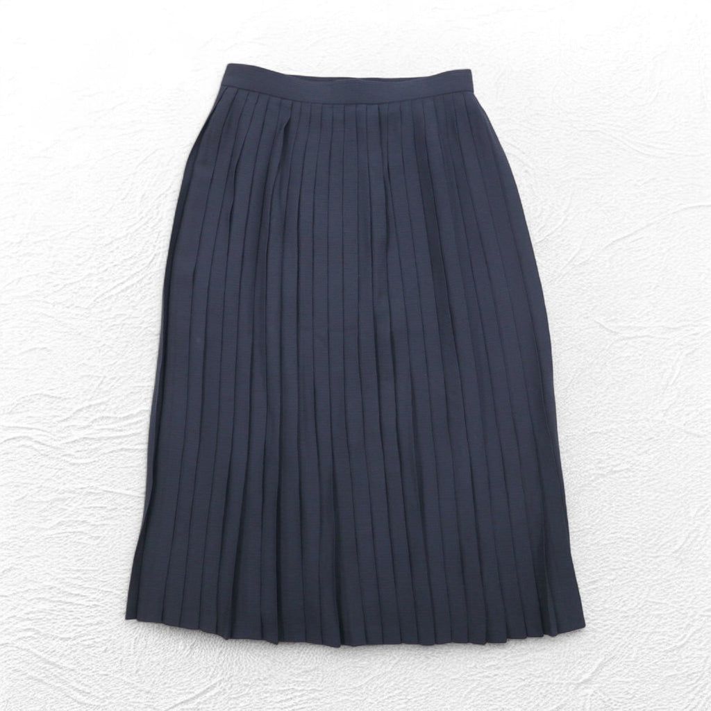 Christian Dior Gonna a pieghe PRET-A-PORTER taglia M in lana grigia Made in Japan