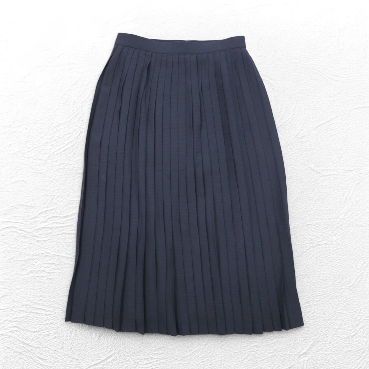 Christian Dior Gonna a pieghe PRET-A-PORTER taglia M in lana grigia Made in Japan