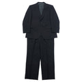 Burberrys Completo Due Pezzi 2B Grigio Gessato Lana Mohair Misto Made in Japan
