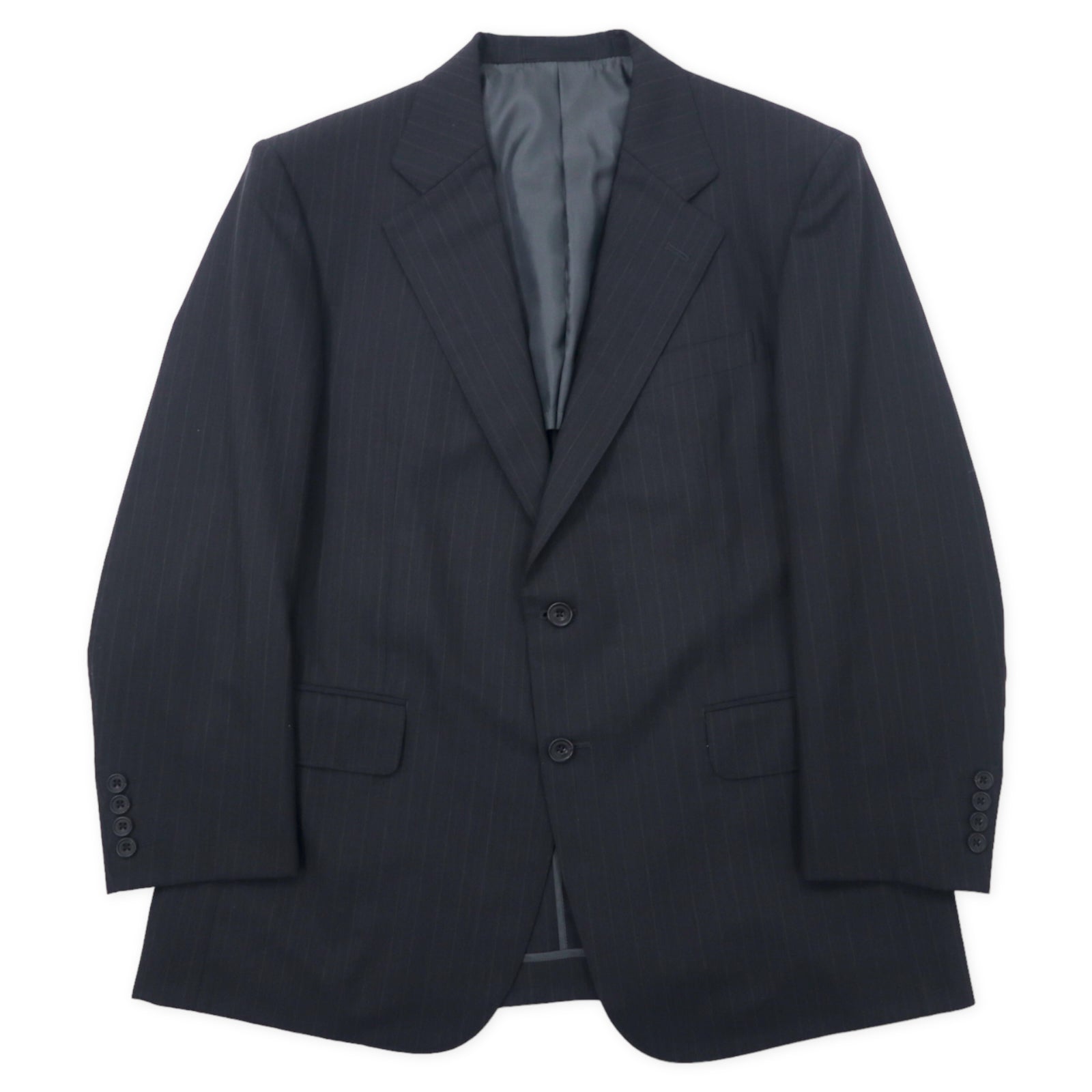 Burberrys Completo Due Pezzi 2B Grigio Gessato Lana Mohair Misto Made in Japan