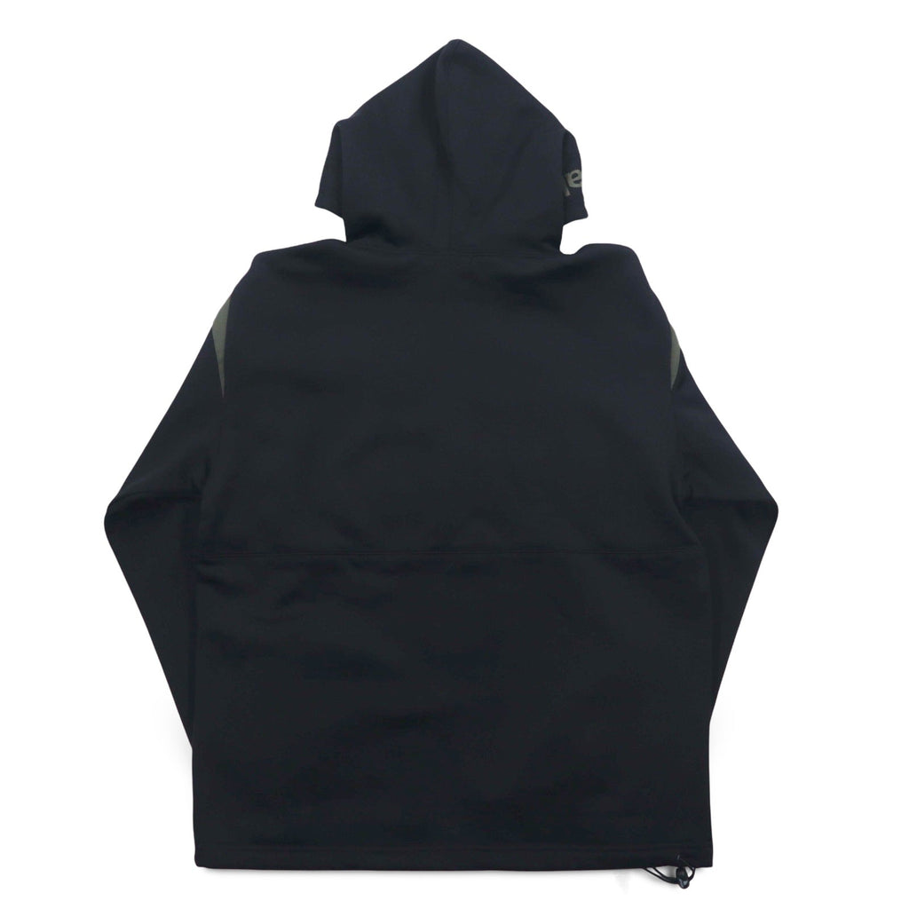 Felpa con cappuccio Airwalk anni '00, pullover, jersey, taglia M, nero, poliestere, interno felpato, coulisse
