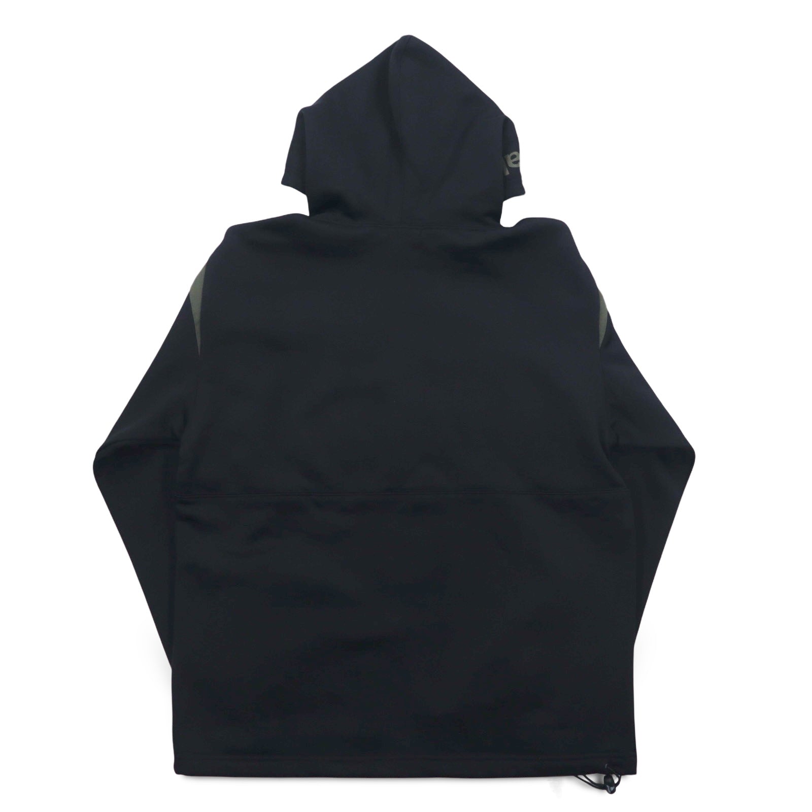 Felpa con cappuccio Airwalk anni '00, pullover, jersey, taglia M, nero, poliestere, interno felpato, coulisse