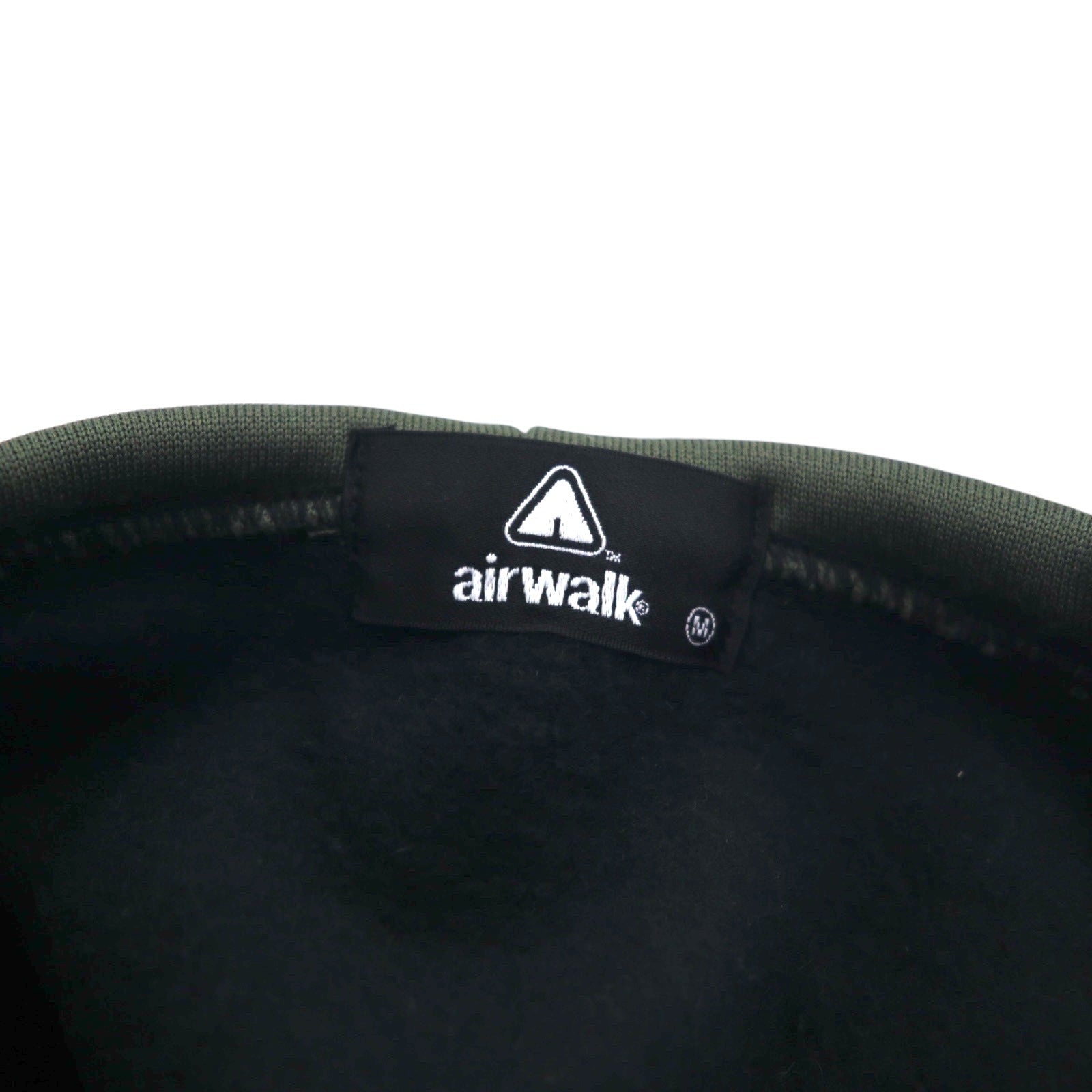 Felpa con cappuccio Airwalk anni '00, pullover, jersey, taglia M, nero, poliestere, interno felpato, coulisse