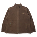 THE NORTH FACE Giacca in pile full-zip POLARTEC L marrone poliestere NA-3961 Made in Japan