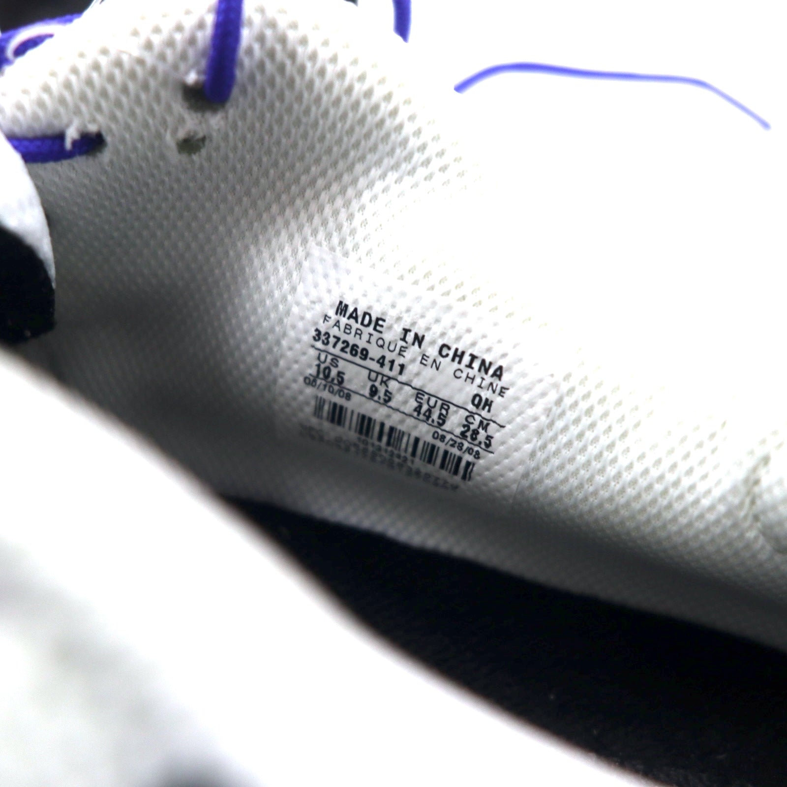 NIKE Air Max 90 Current Scarpe da ginnastica 28,5 cm Bianco Blu Air Max 90 Current 337269-411 Nuovo