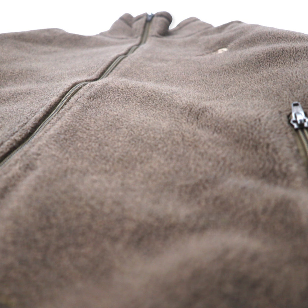 THE NORTH FACE Giacca in pile full-zip POLARTEC L marrone poliestere NA-3961 Made in Japan