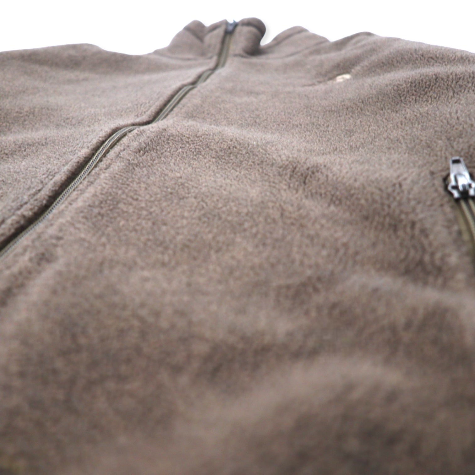 THE NORTH FACE Giacca in pile full-zip POLARTEC L marrone poliestere NA-3961 Made in Japan