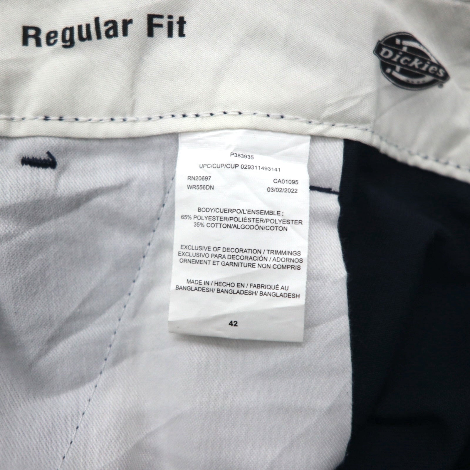 Dickies FLEX Pantaloncini Cargo da Lavoro XL Vestibilità Regolare Blu Navy WR556DN