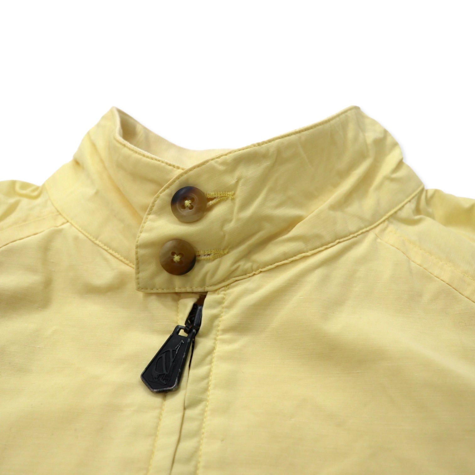 nautica Anni '90 Giacca Harrington XL Gialla Cotone con logo ricamato