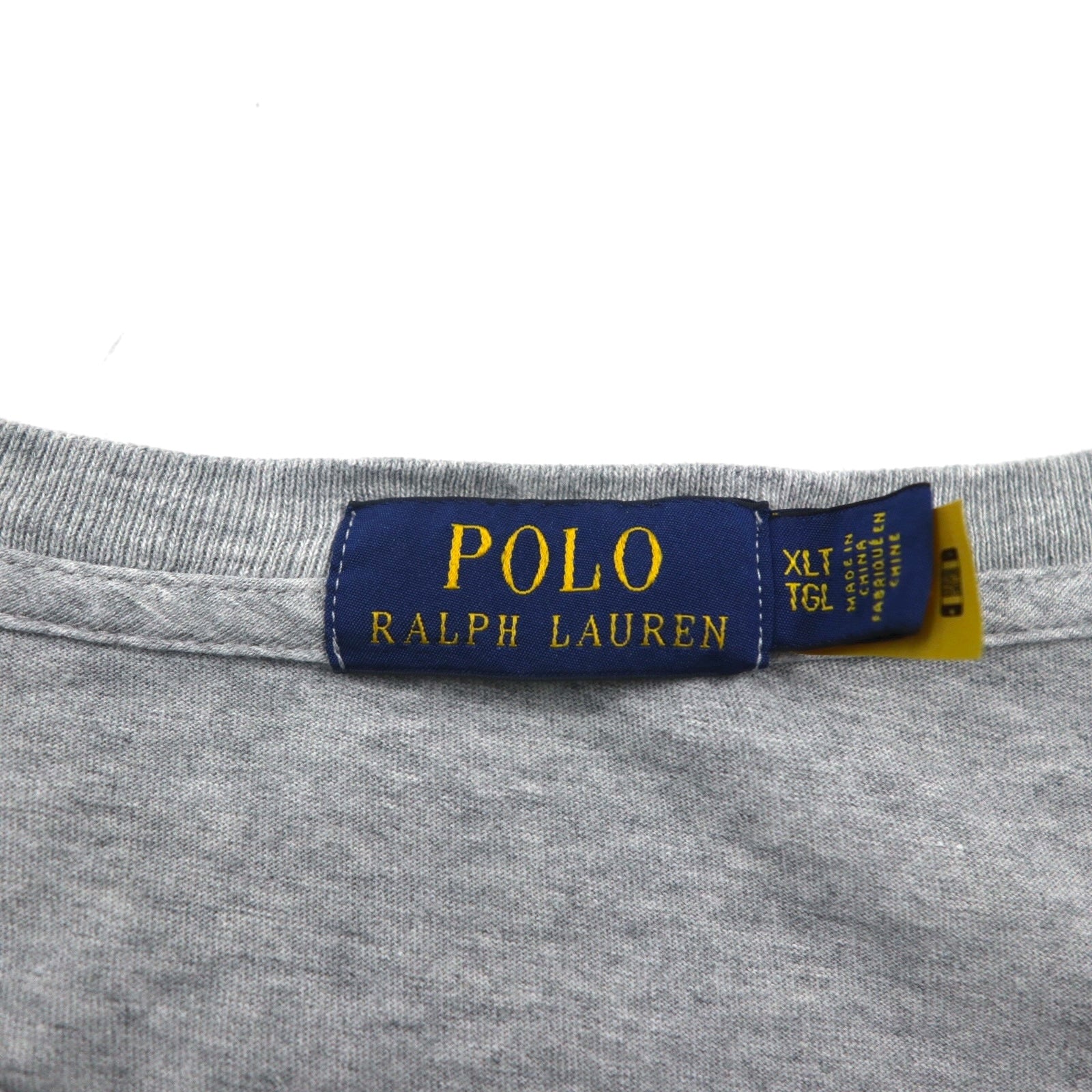 Polo Ralph Lauren 長袖Tシャツ ロンT XL グレー WORLD CUP RACING POLO ALPINE 袖ロゴ