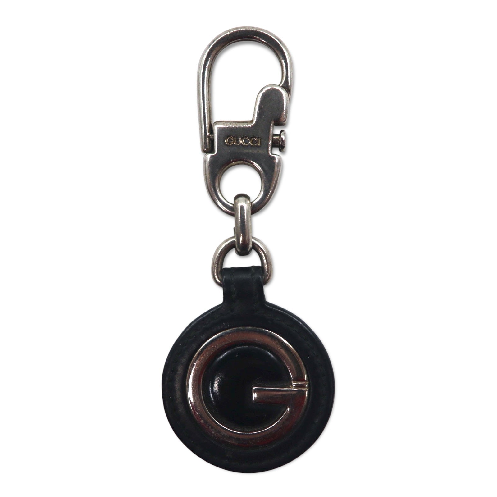 GUCCI Portachiavi in pelle Made in Italy con logo G