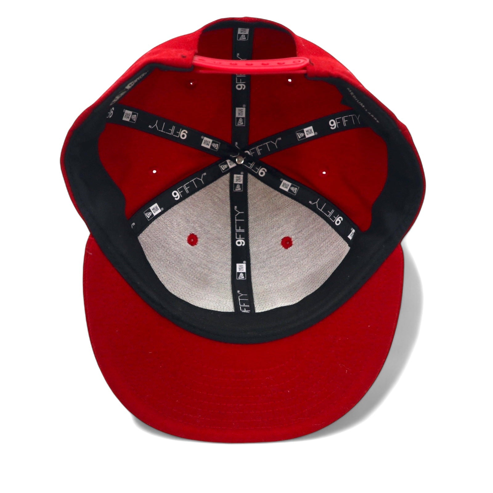 Berretto da baseball snapback NEW ERA, taglia M/L, rosso, 100% poliestere, New York Boulders