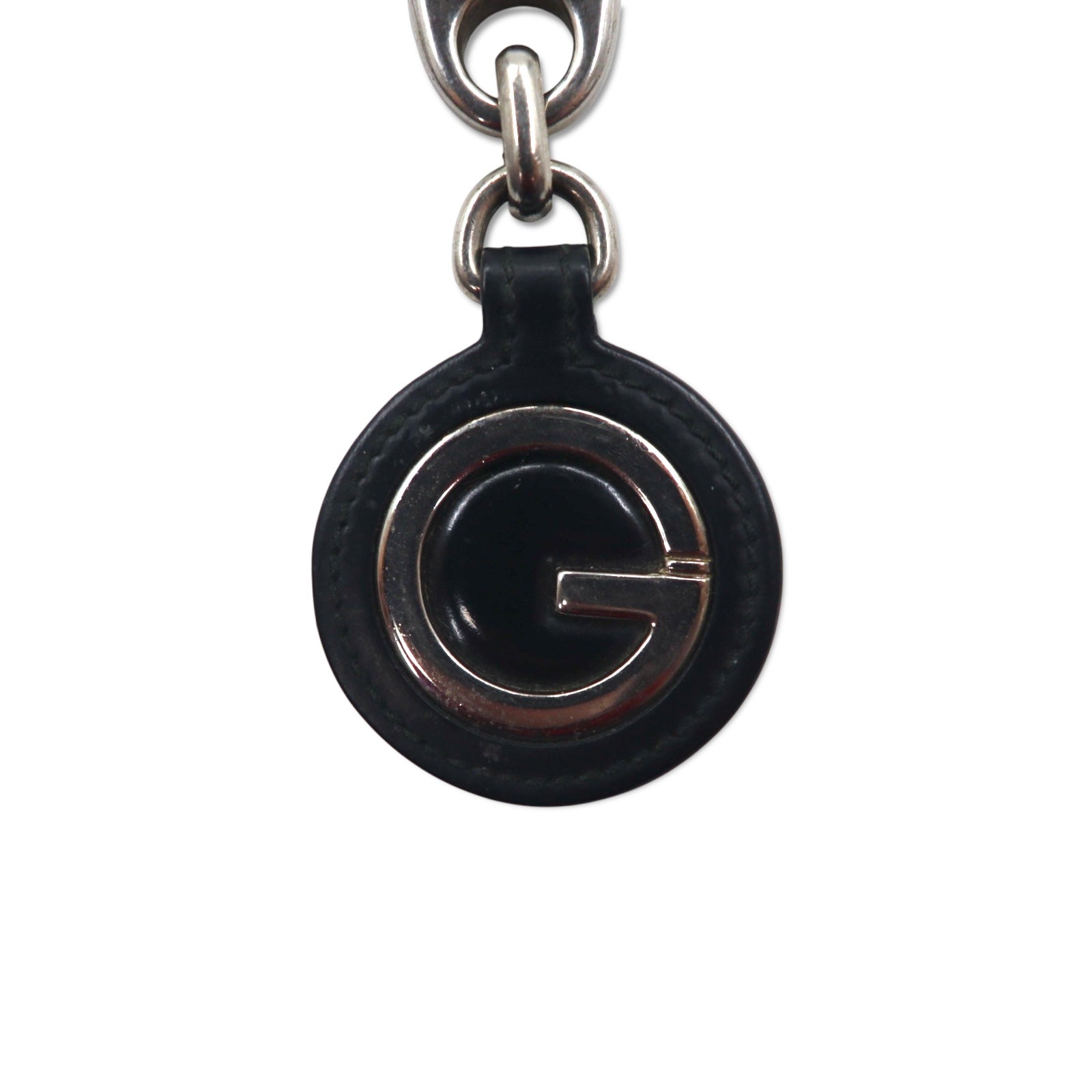 GUCCI Portachiavi in pelle Made in Italy con logo G