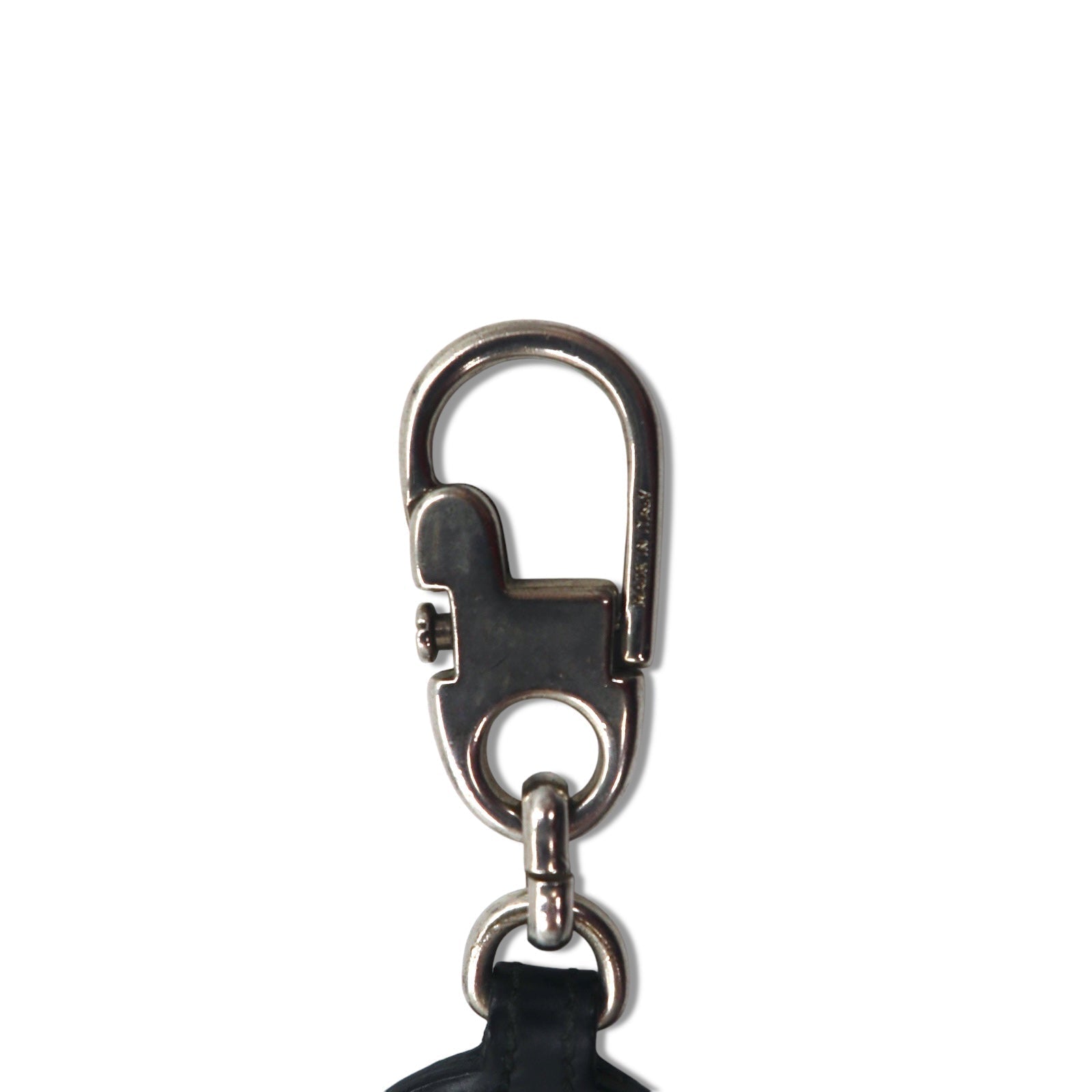 GUCCI Portachiavi in pelle Made in Italy con logo G