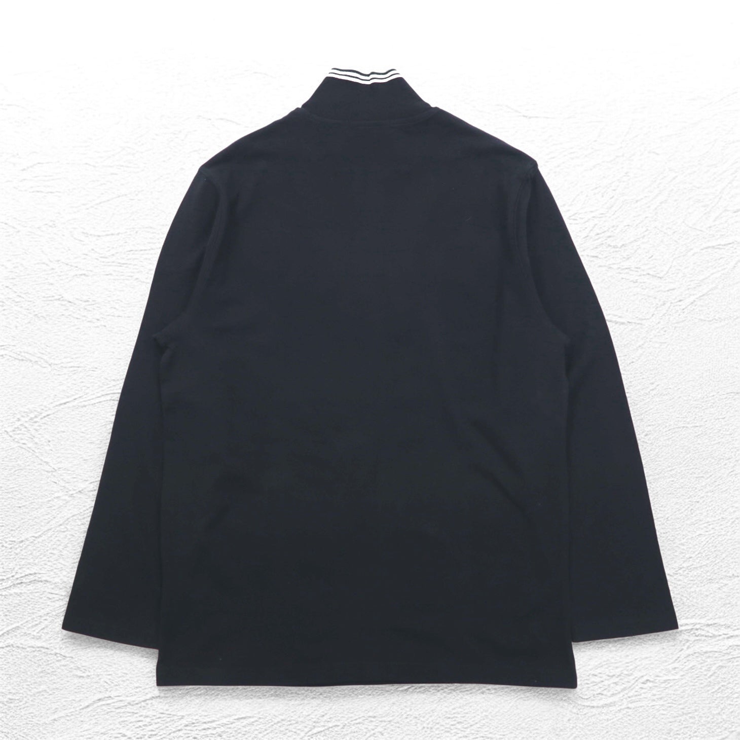 Polo by Ralph Lauren ハーフジップ トップス L ブラック コットン スモールポニー刺繍 未使用品