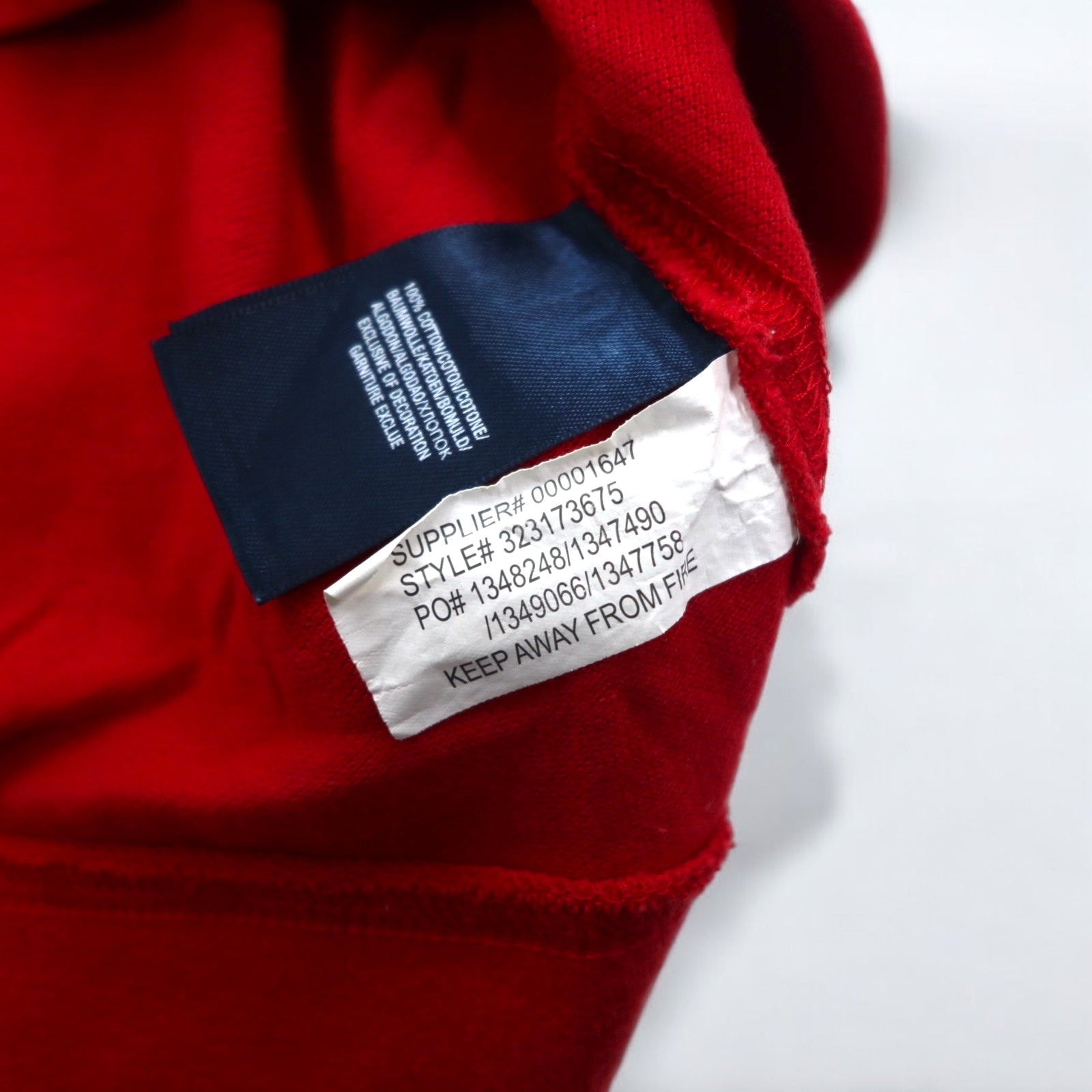 Polo by Ralph Lauren Felpa con cappuccio a mezza abbottonatura con ricamo Big Pony, taglia S, rosso, cotone piqué