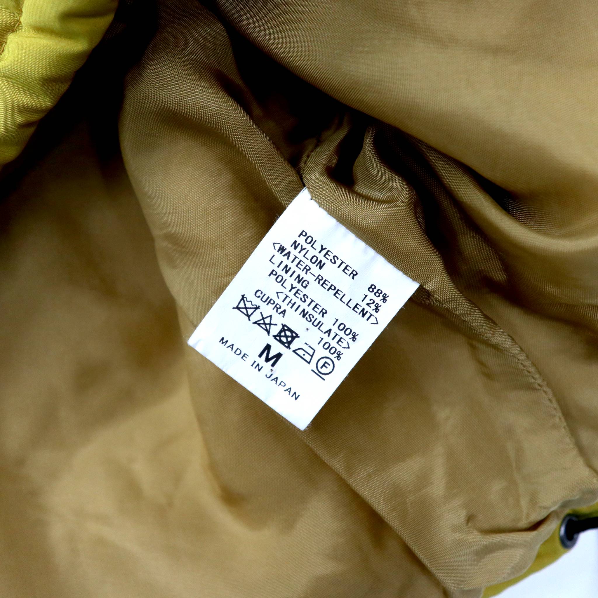 whowhat Giacca isolante M Giallo Tibet Blouson TIBET BLOUSON silhouette a scatola Made in Japan