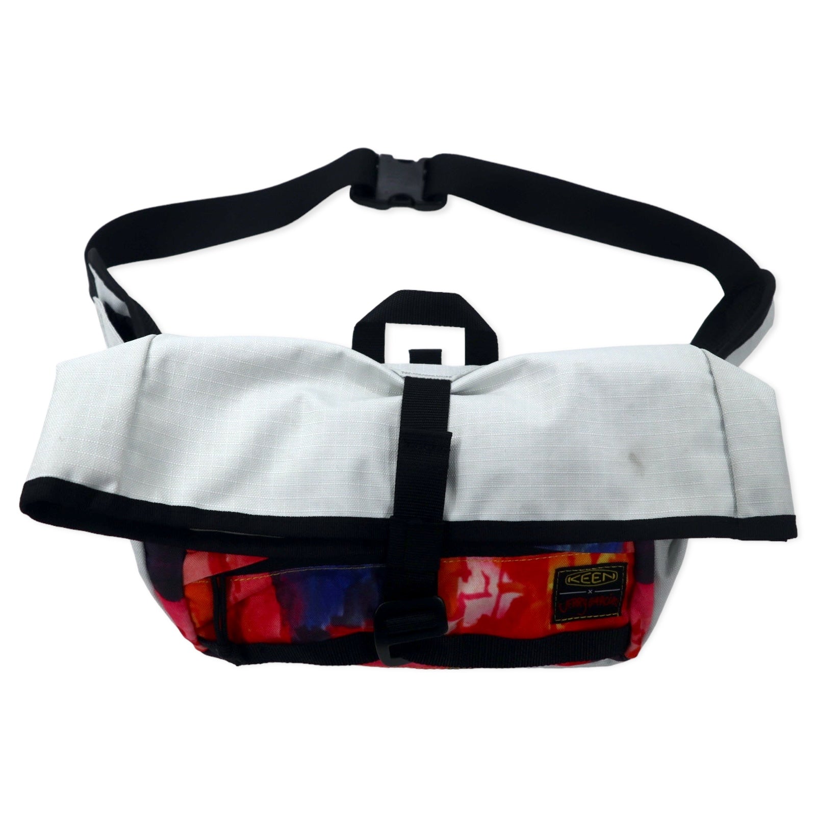 KEEN × JERRY GARCIA Marsupio Borsa a tracolla Bianca Poliestere Ripstop Cinghia con gancio