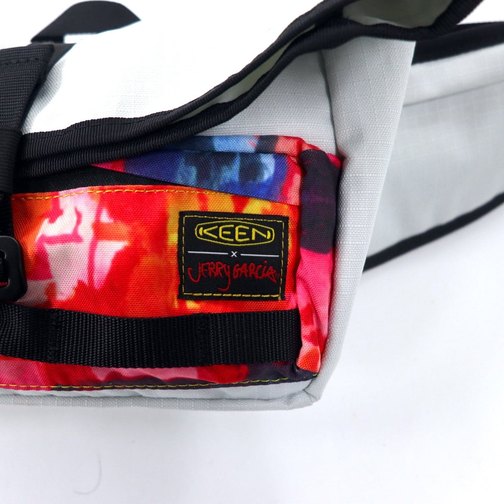 KEEN × JERRY GARCIA Marsupio Borsa a tracolla Bianca Poliestere Ripstop Cinghia con gancio