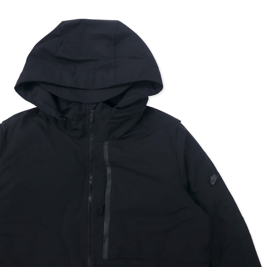 NIKE Downtown 550 Hoodie Giacca piumino M Nero Poliestere Cappuccio rimovibile Doppia cerniera Downtown 550 Hooded Down Fill Parka Jacket 678271-010