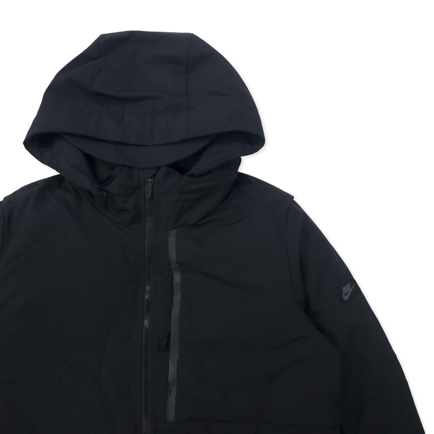 NIKE Downtown 550 Hoodie Giacca piumino M Nero Poliestere Cappuccio rimovibile Doppia cerniera Downtown 550 Hooded Down Fill Parka Jacket 678271-010
