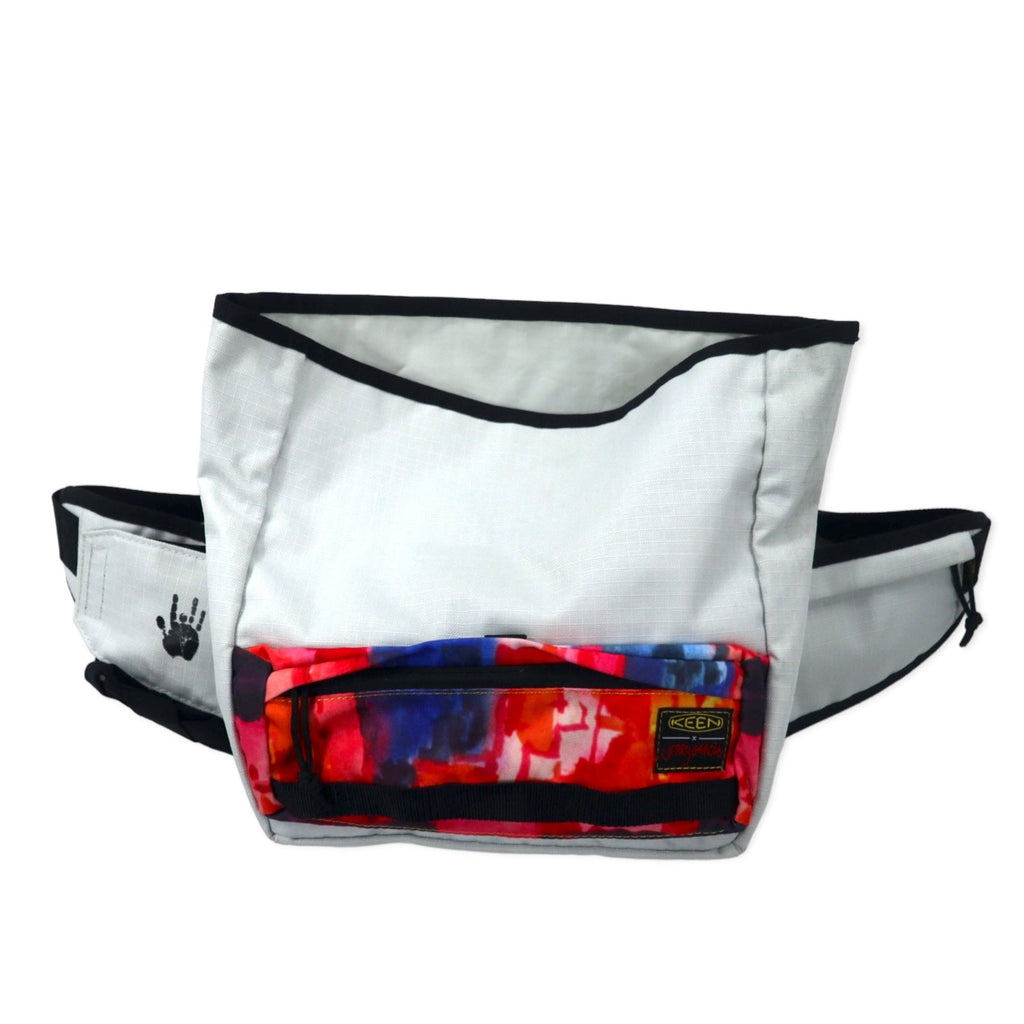 KEEN × JERRY GARCIA Marsupio Borsa a tracolla Bianca Poliestere Ripstop Cinghia con gancio