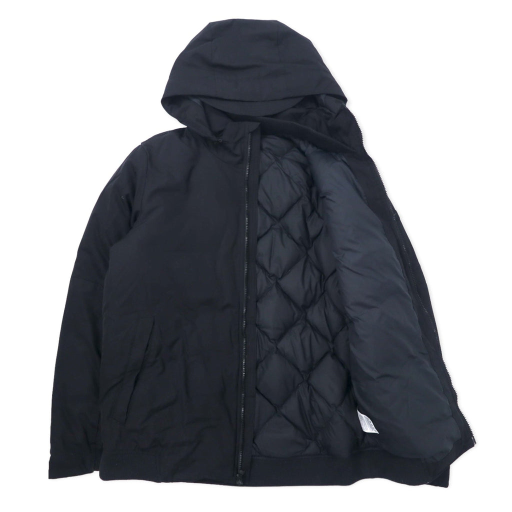 NIKE Downtown 550 Hoodie Giacca piumino M Nero Poliestere Cappuccio rimovibile Doppia cerniera Downtown 550 Hooded Down Fill Parka Jacket 678271-010