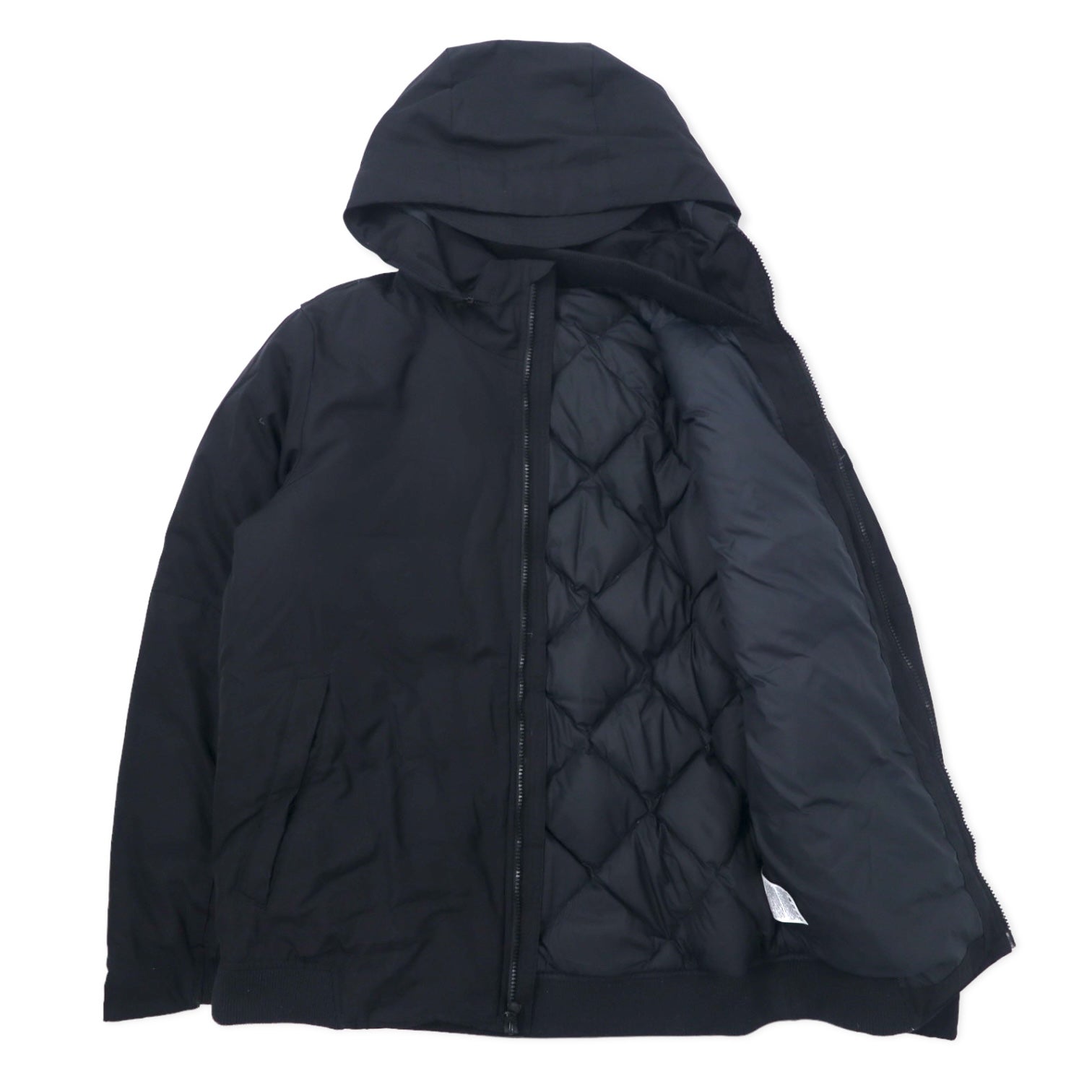 NIKE Downtown 550 Hoodie Giacca piumino M Nero Poliestere Cappuccio rimovibile Doppia cerniera Downtown 550 Hooded Down Fill Parka Jacket 678271-010