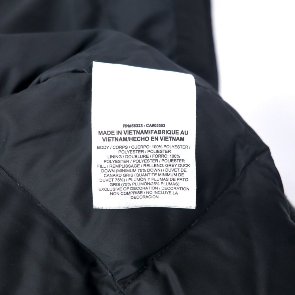 NIKE Downtown 550 Hoodie Giacca piumino M Nero Poliestere Cappuccio rimovibile Doppia cerniera Downtown 550 Hooded Down Fill Parka Jacket 678271-010